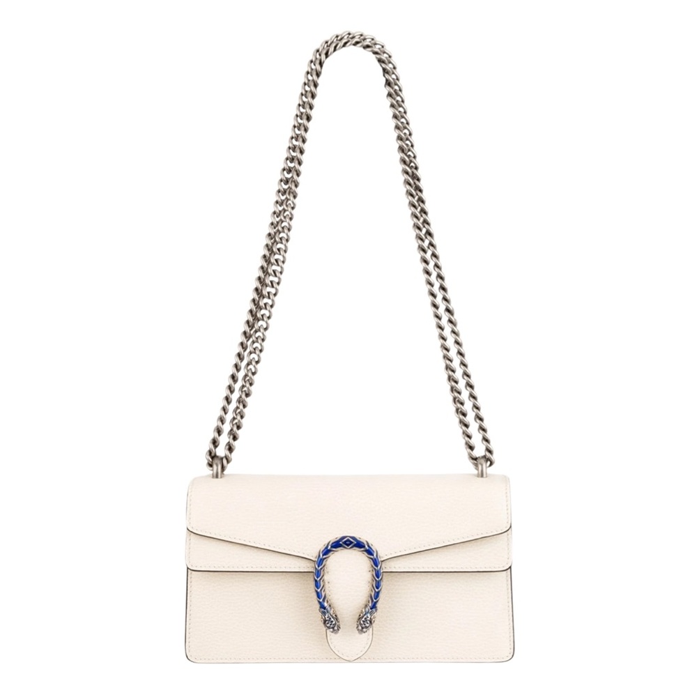 GUCCI DIONYSUS Shoulder Bag NEW in Mystic white/ Elec.blue stones